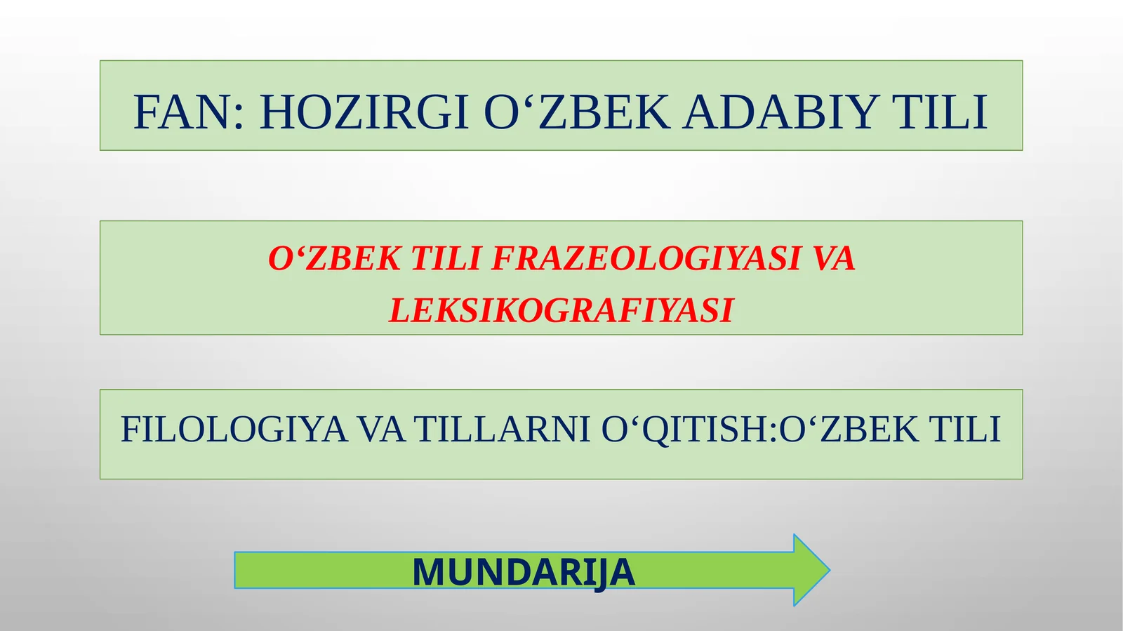 O‘zbek tili frazeologiyasi va leksikografiyasi