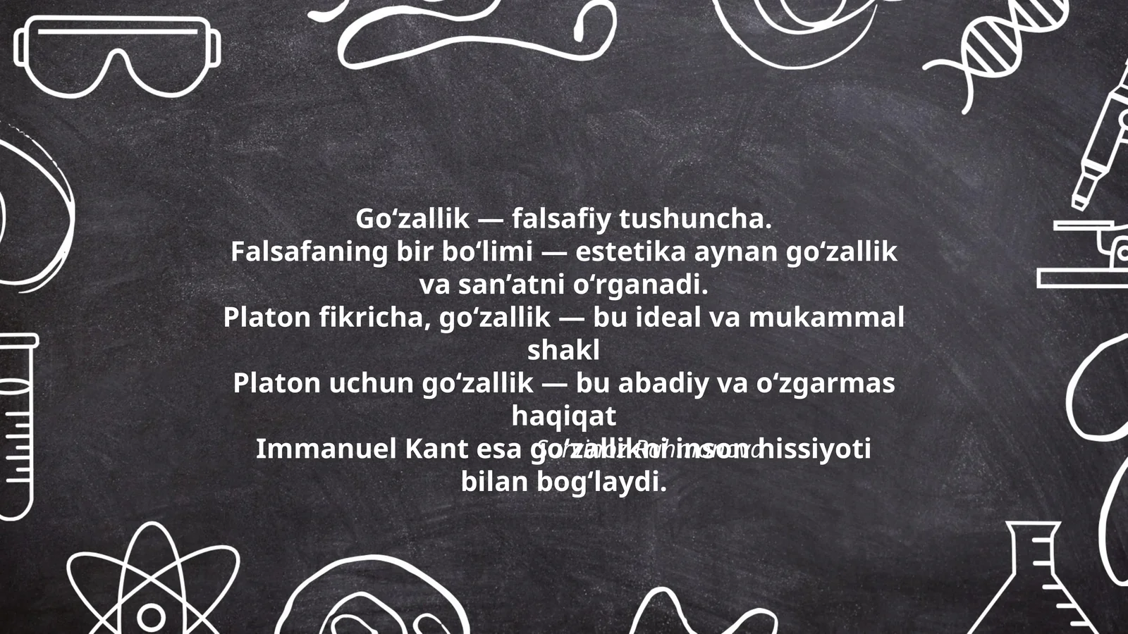 Go‘zallik — falsafiy tushuncha