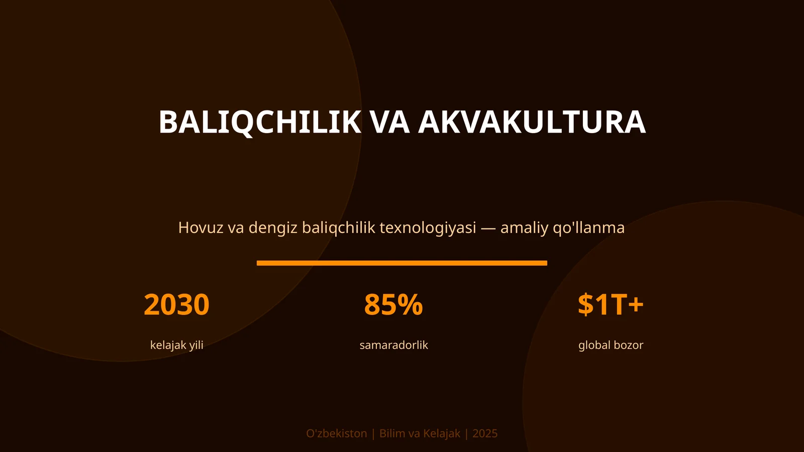 Baliqchilik va Akvakultura - Hovuz va Dengiz Baliqchilik Texnologiyasi