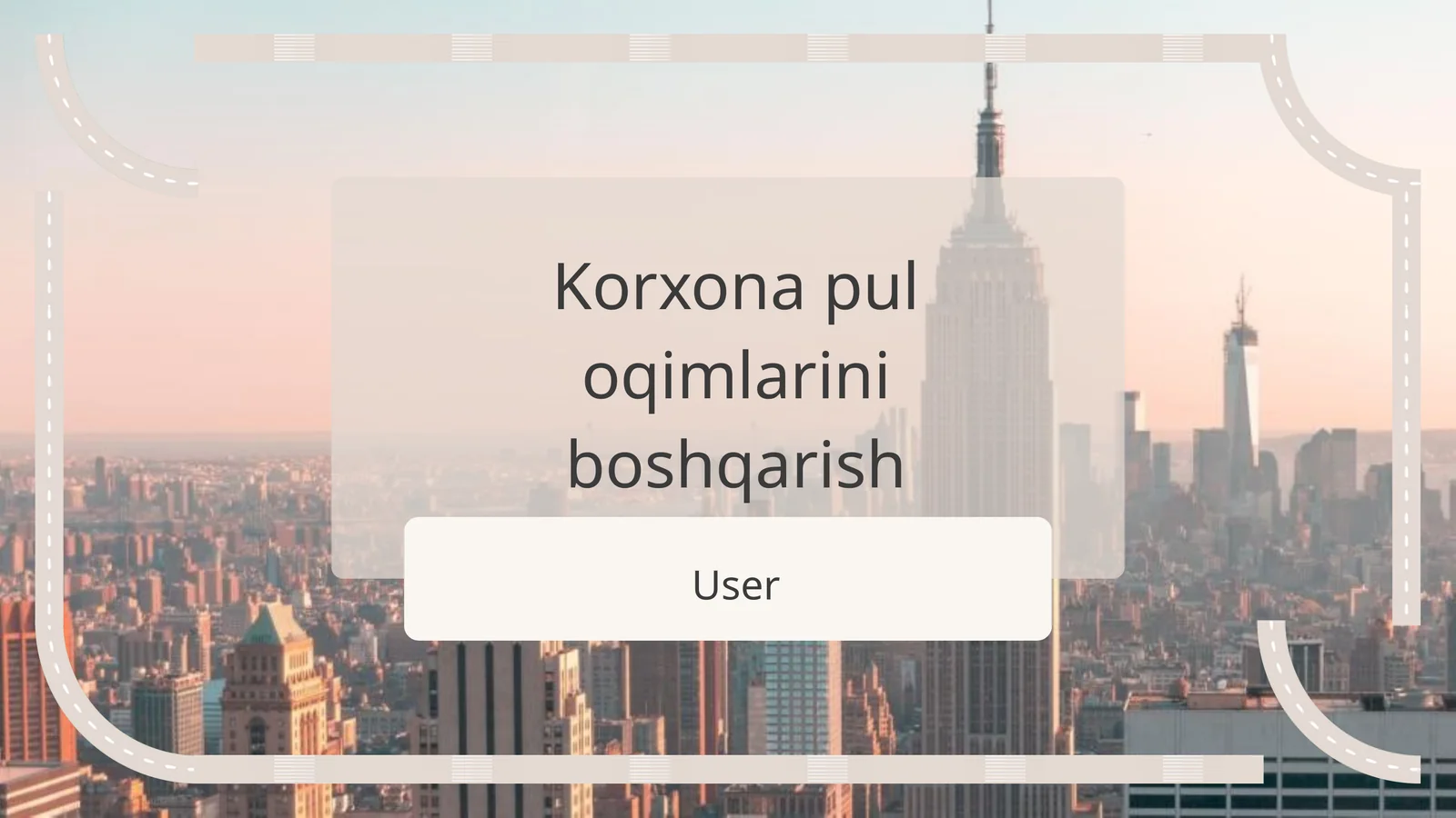 Korxona pul oqimlarini boshqarish