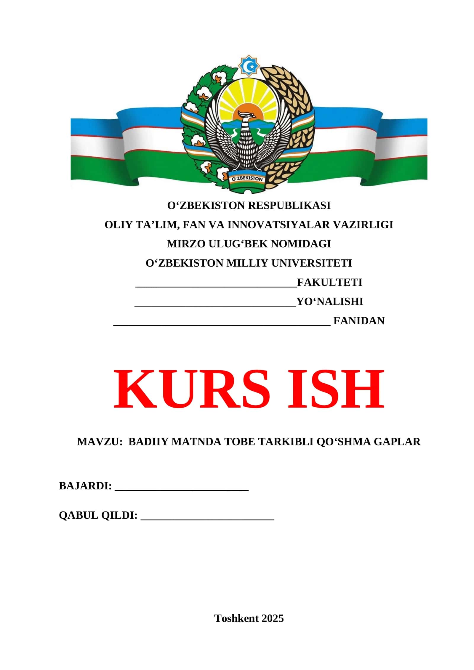 BADIIY MATNDA TOBE TARKIBLI QOʻSHMA GAPLAR (2)