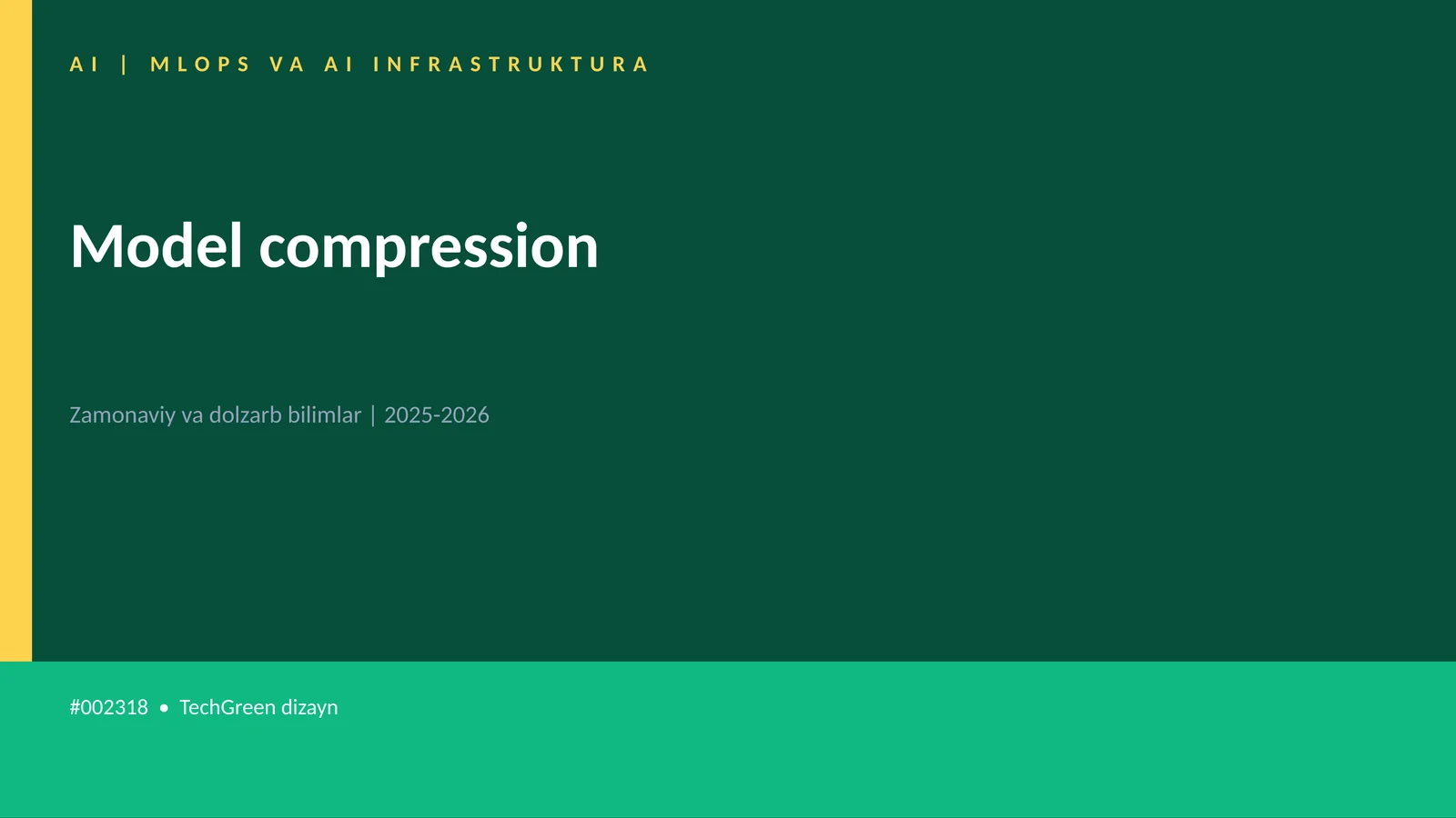 Model compression