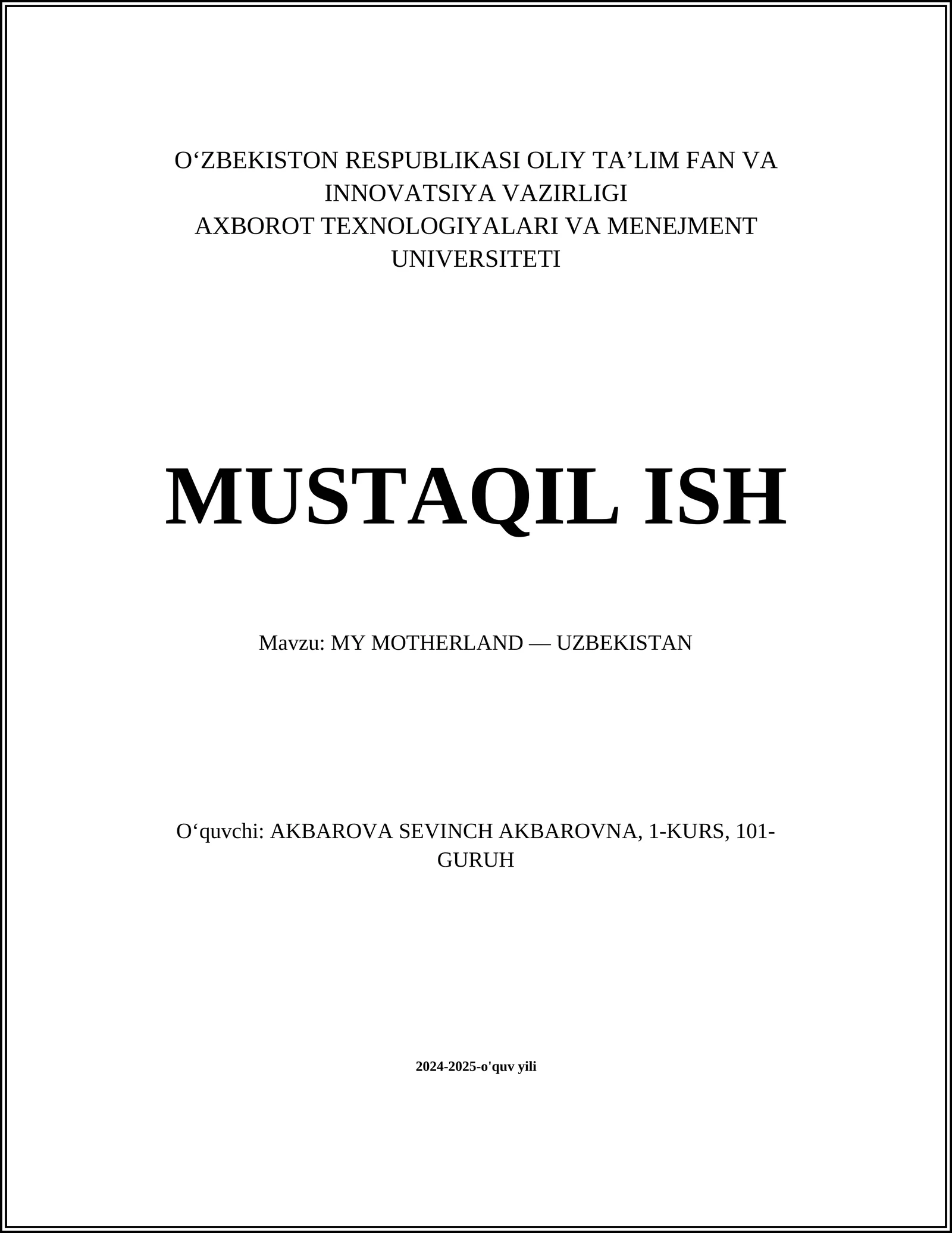 The History of Uzbekistan