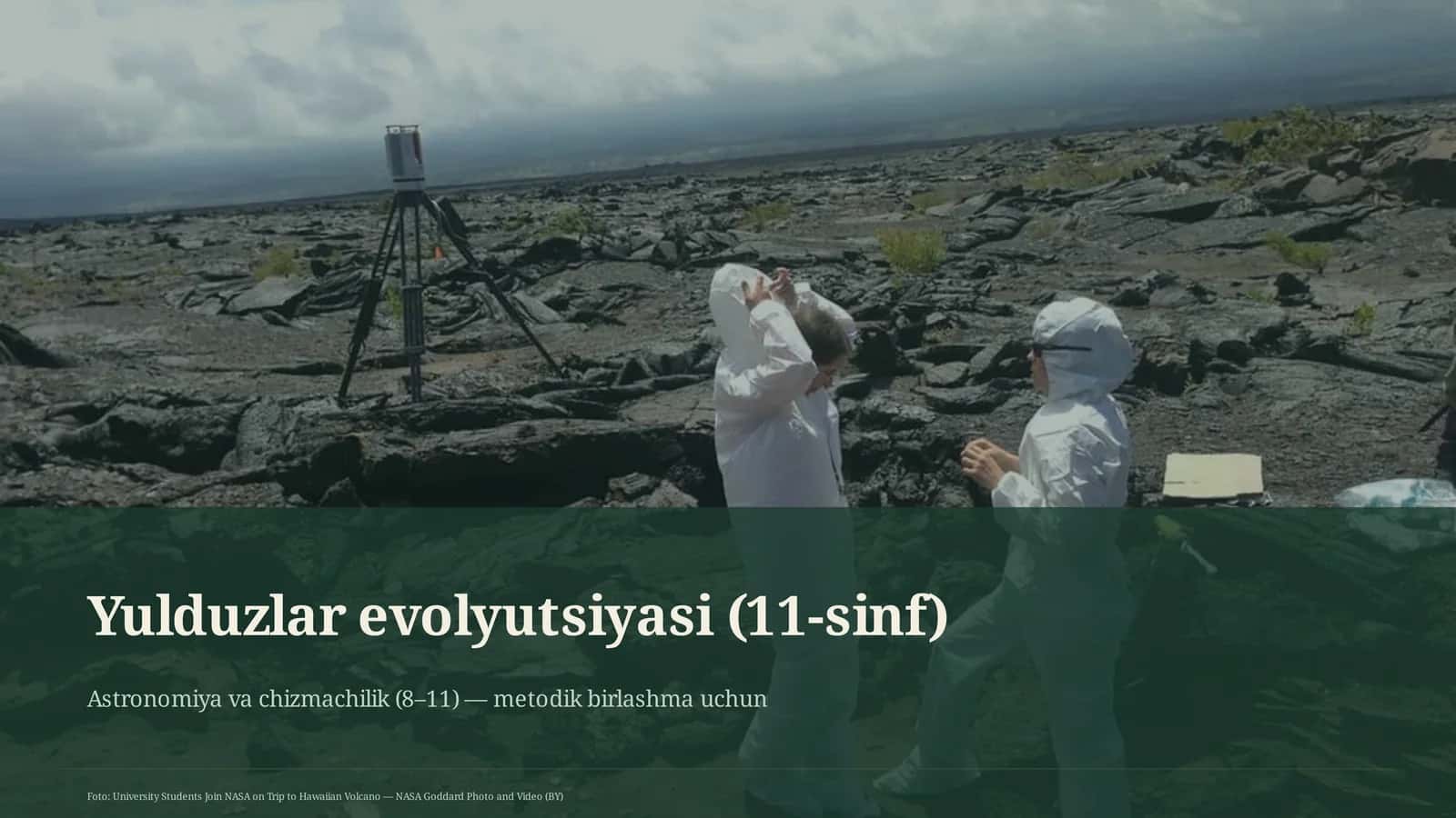 Yulduzlar evolyutsiyasi (11-sinf)