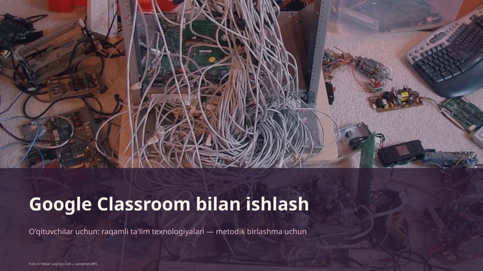 Google Classroom bilan ishlash