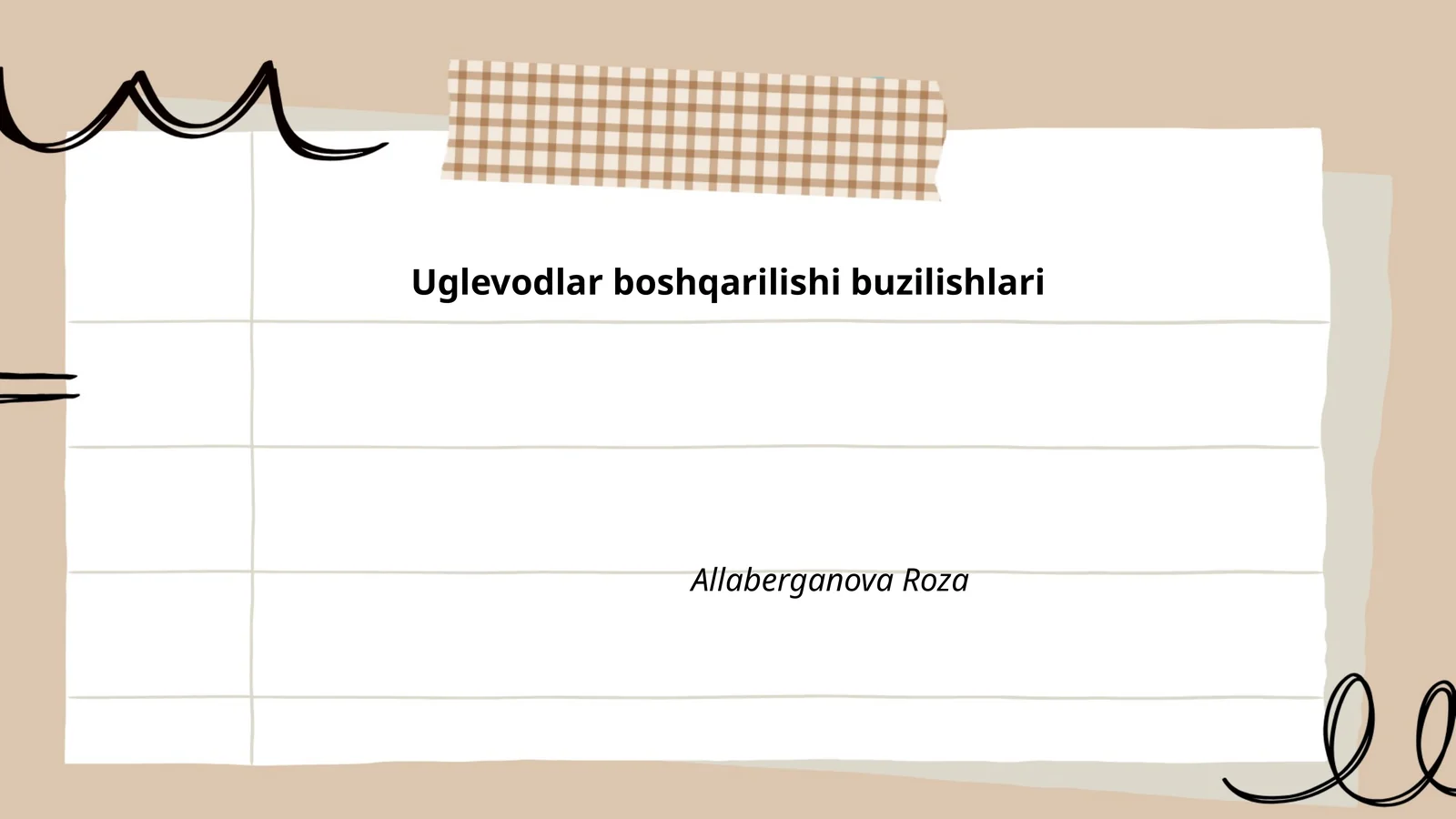 Uglevodlar boshqarilishi buzilishlari