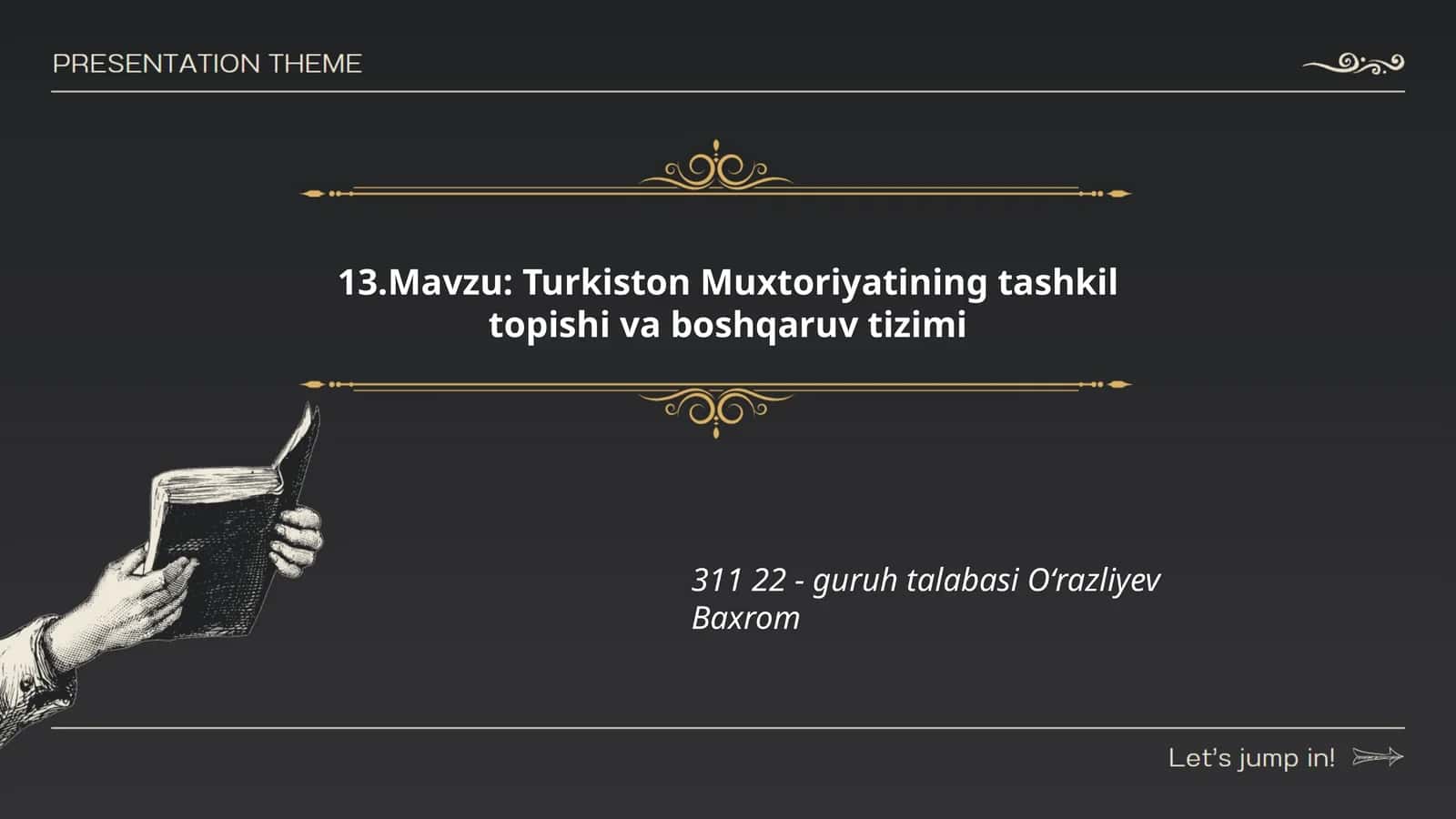 Turkiston Muxtoriyatining tashkil topishi va boshqaruv tizimi