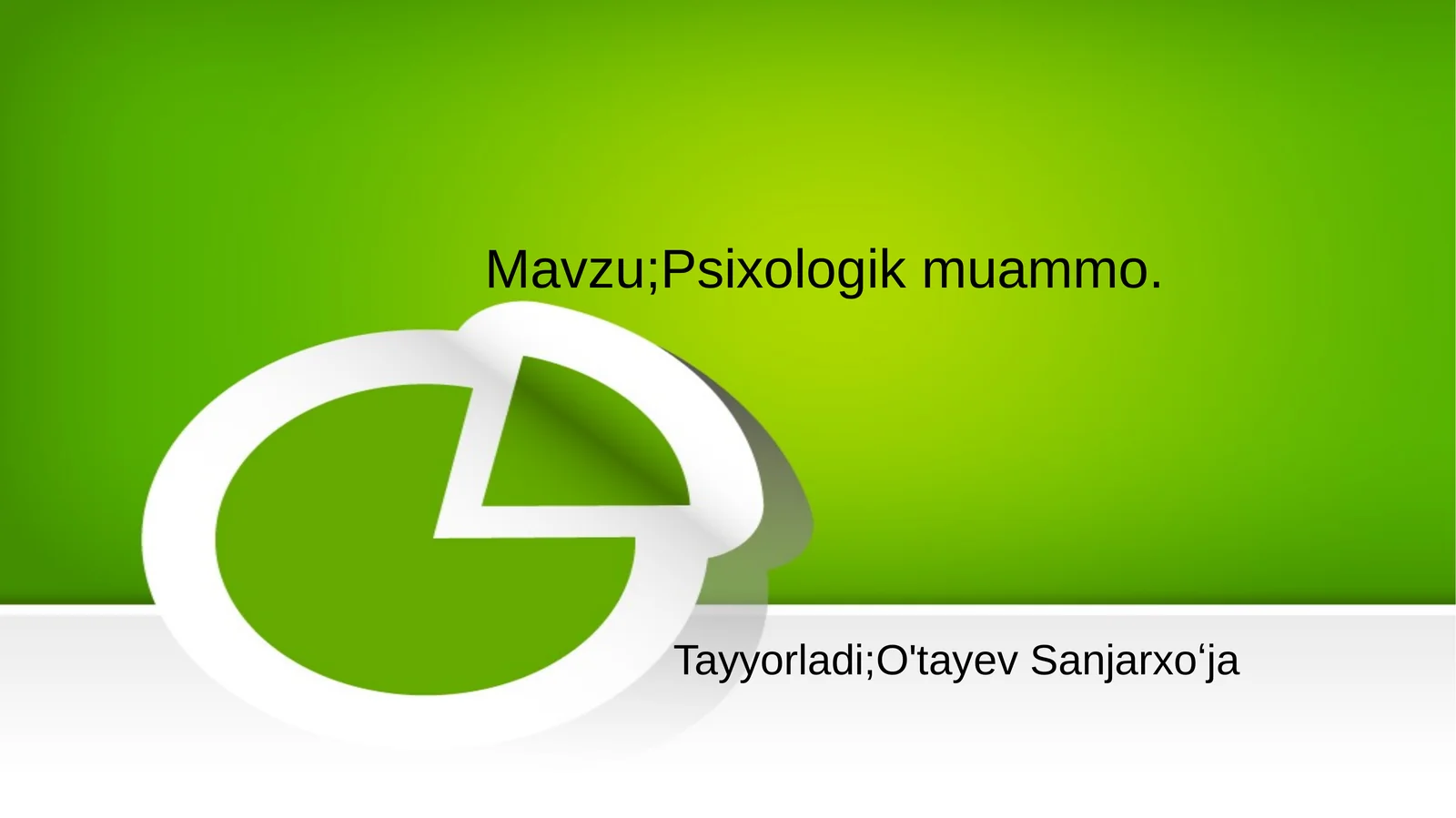 Psixologik muammo
