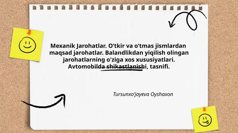Mexanik Jarohatlar