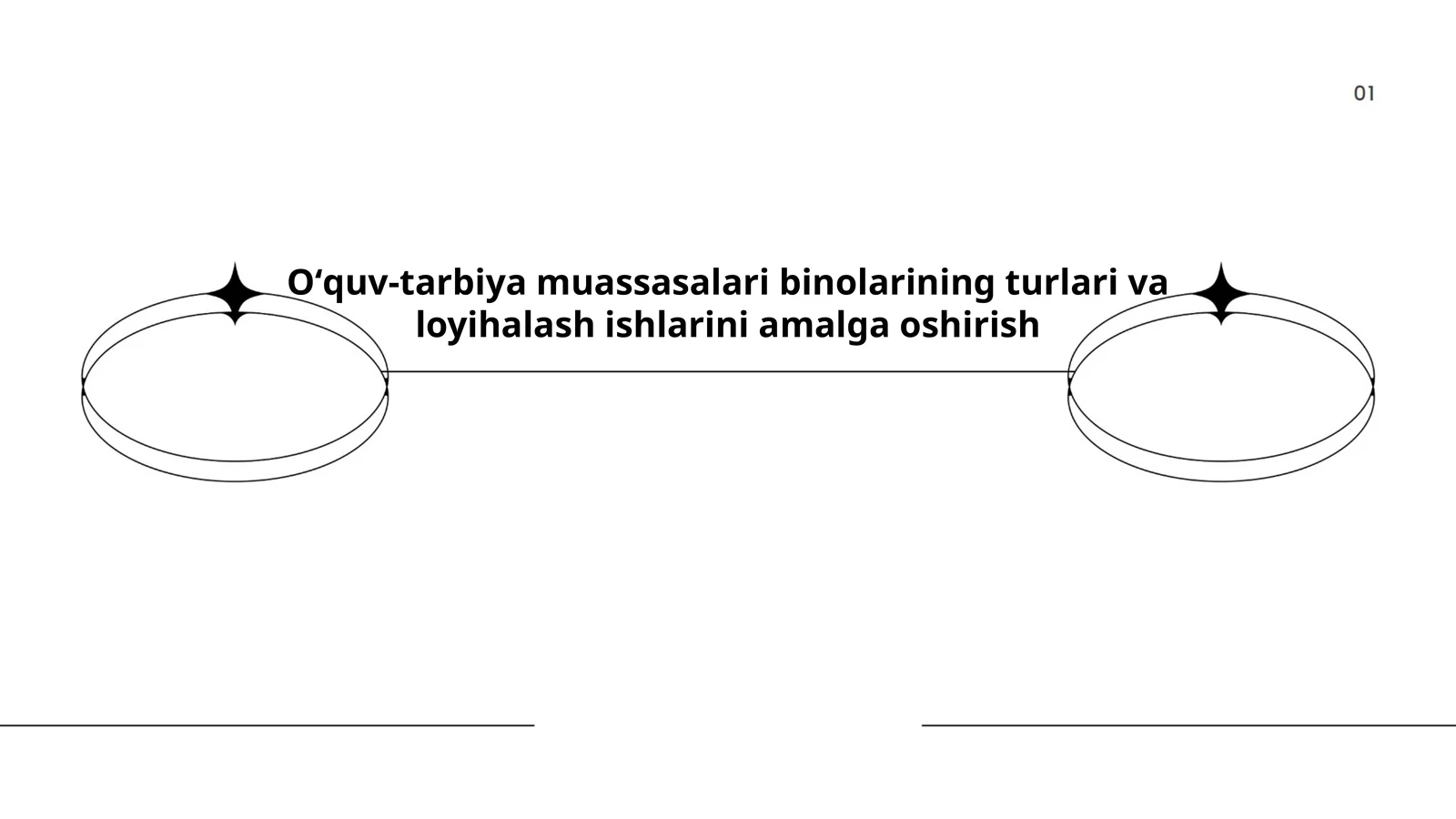 Oʻquv-tarbiya muassasalari binolarining turlari va loyihalash ishlarini amalga oshirish