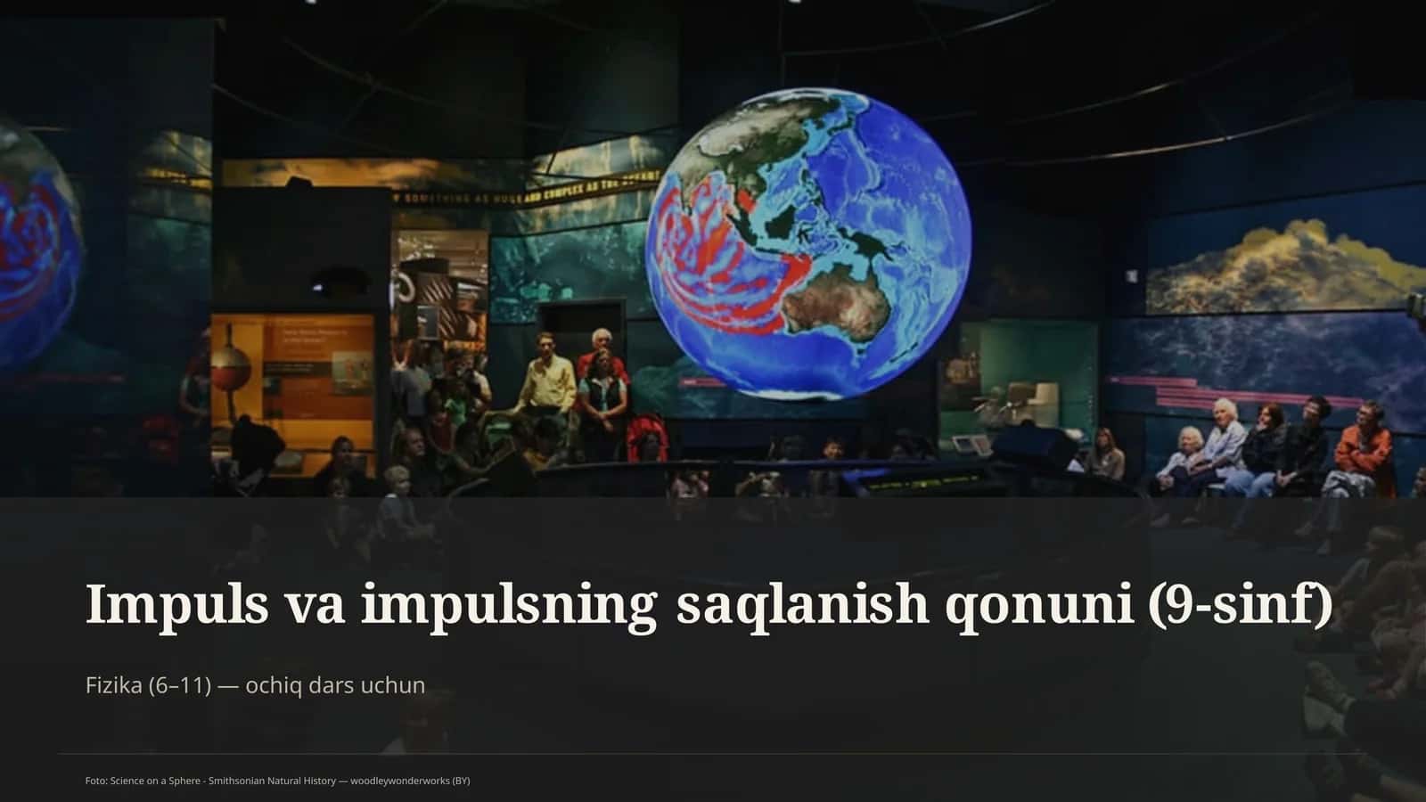 Impuls va impulsning saqlanish qonuni (9-sinf)