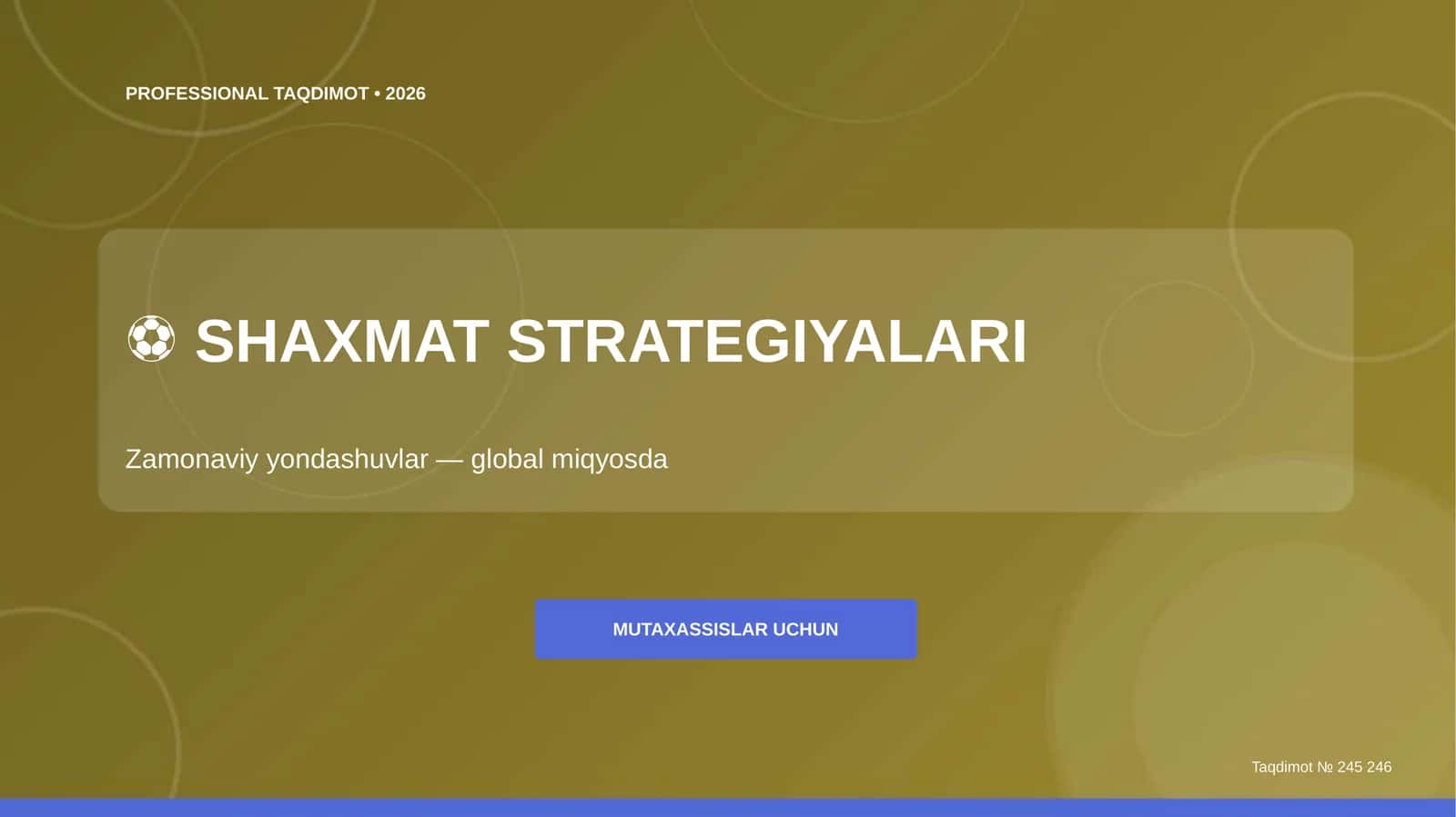 Shaxmat strategiyalari: zamonaviy yondashuvlar (global miqyosda) [mutaxassislar uchun]