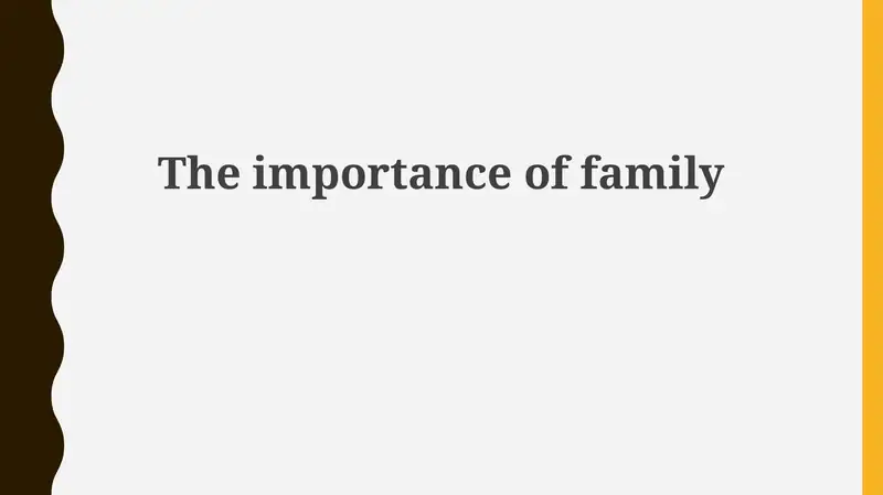 Defining Family: Structures and Types