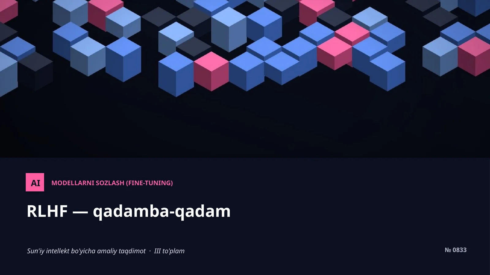 MODELLARNI SOZLASH (FINE-TUNING)