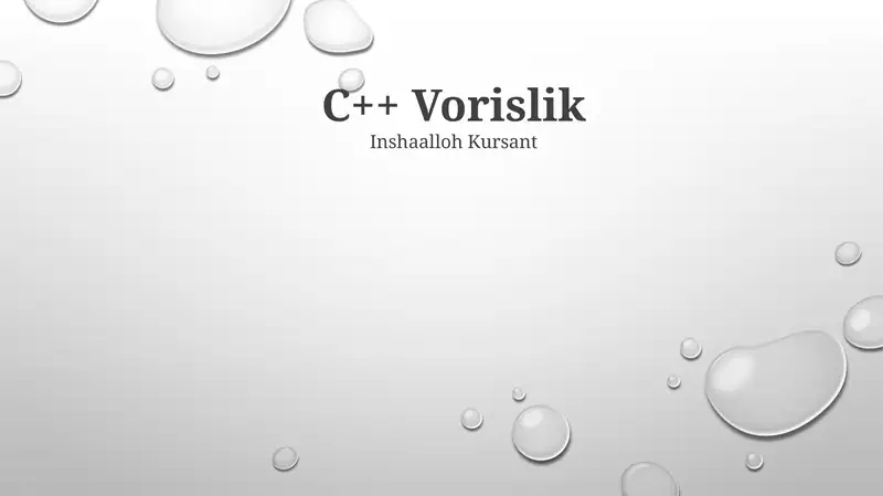 C++ Vorislik