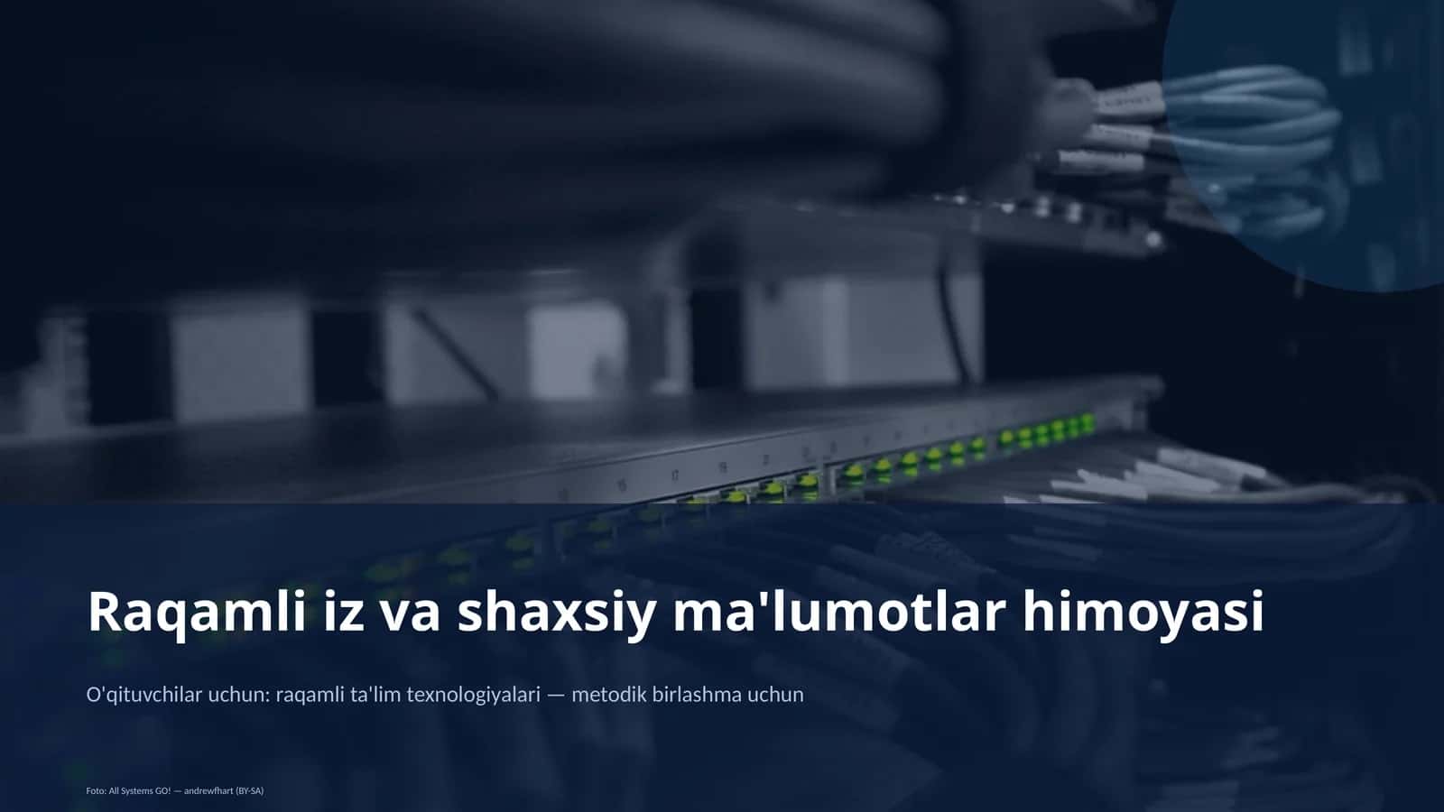 Raqamli iz va shaxsiy ma'lumotlar himoyasi