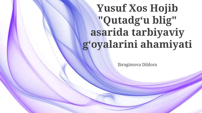 Qutadgʻu Bilig