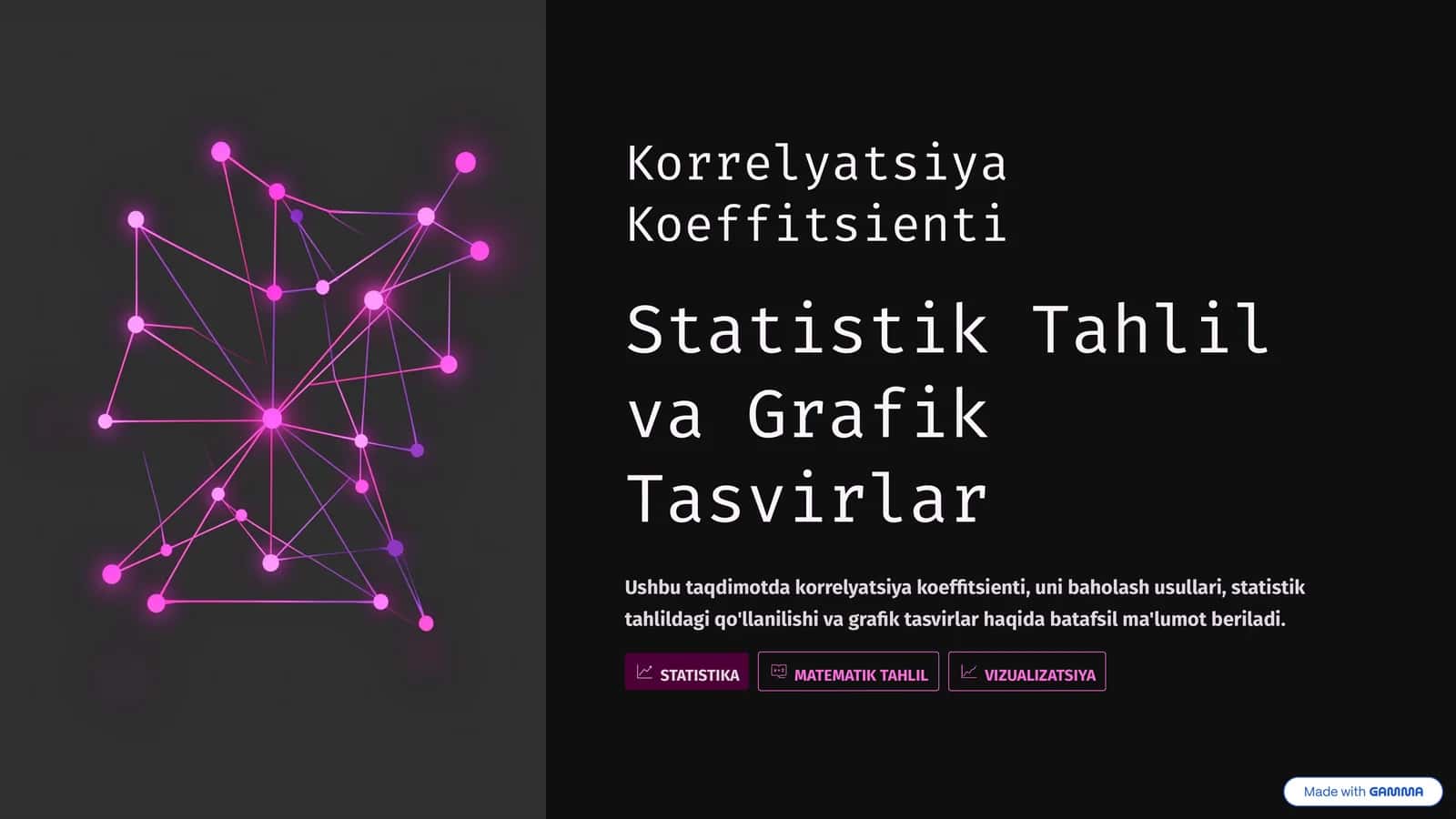 Korrelyatsiya Koeffitsienti
