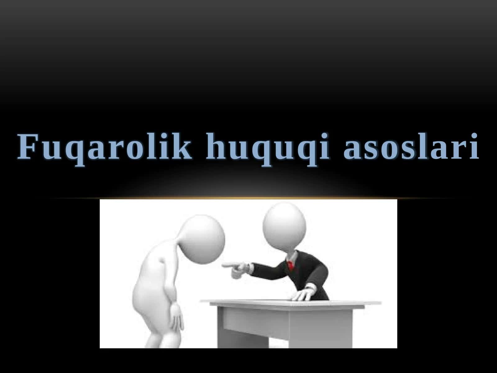 10-sinf Huquq fanidan Fuqarolik huquqi asoslari mavzuda dars taqdimoti