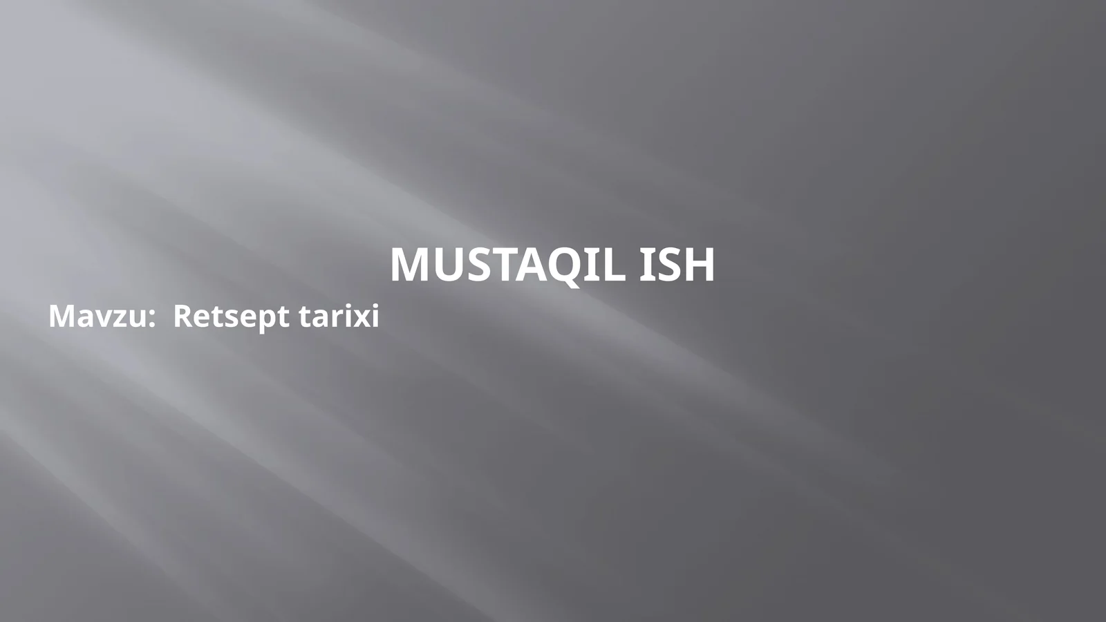 Retsepttarixi