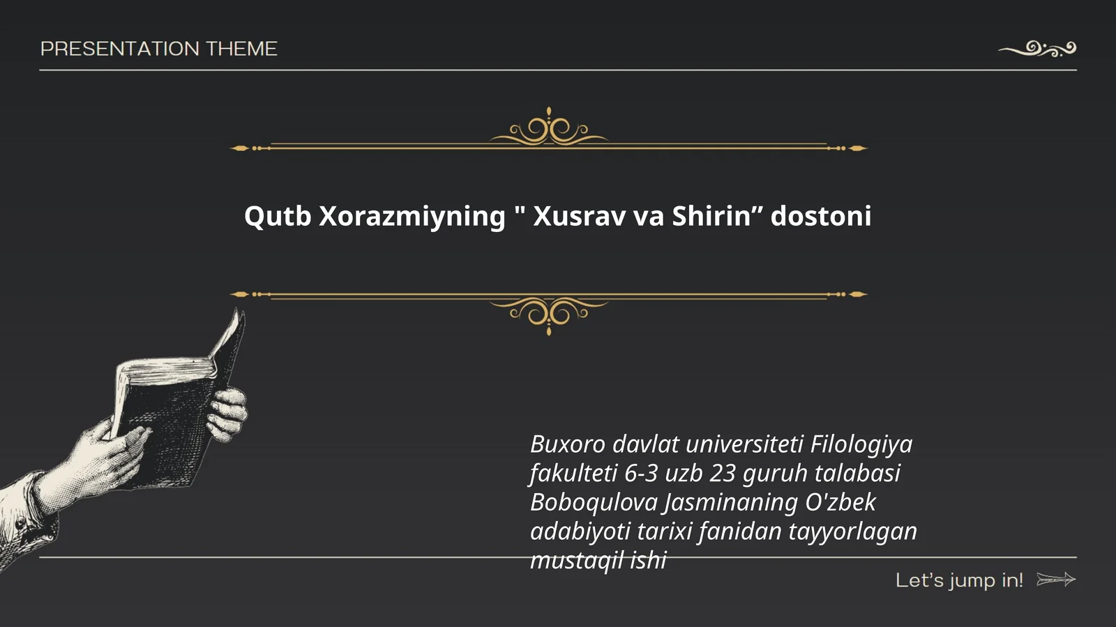 Xusrav va Shirin dostoni