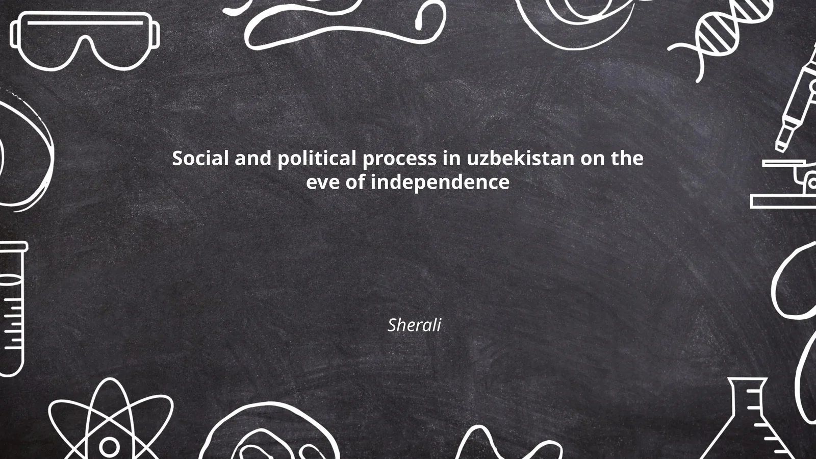 Social and political process in uzbekistan on the eve of independence