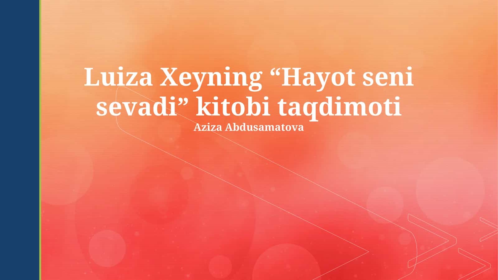 Hayot seni sevadi