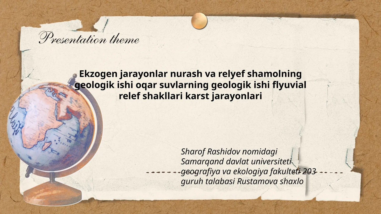 Ekzogen jarayonlar