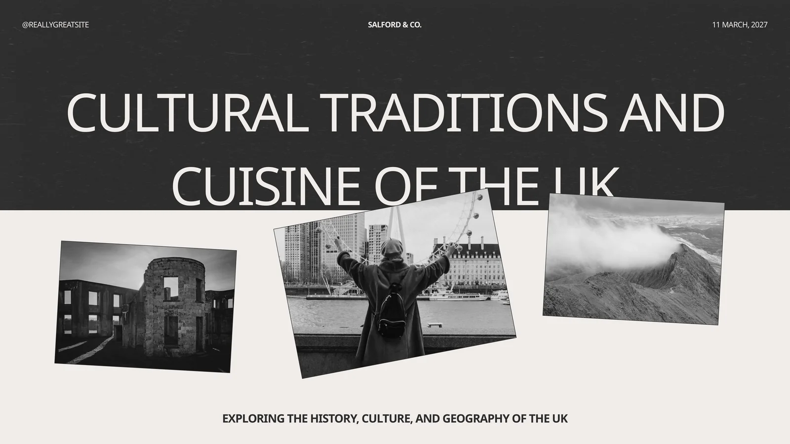 CULTURAL TRADITIONS AND CUISINE OF THE UK