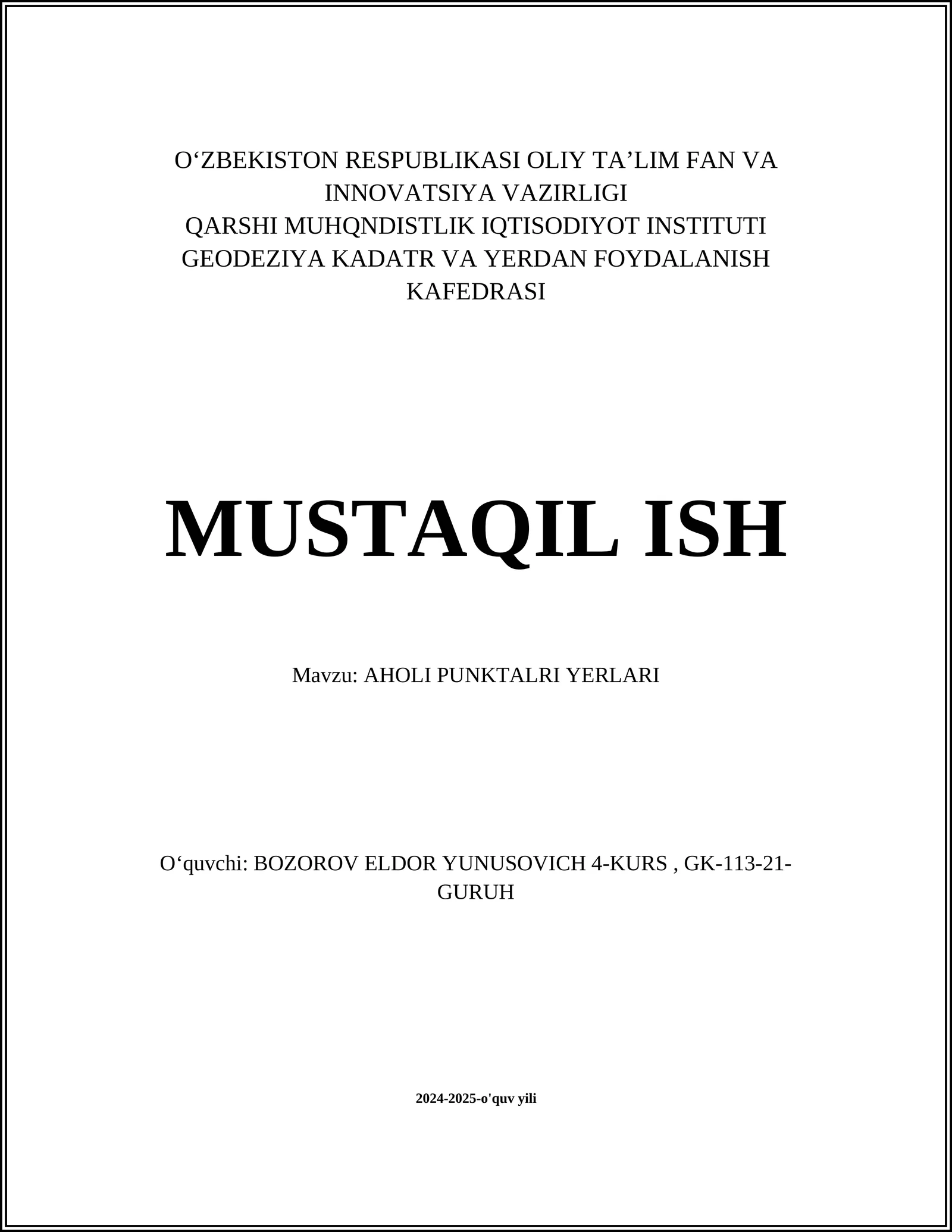 AHOLI PUNKTALRI YERLARI