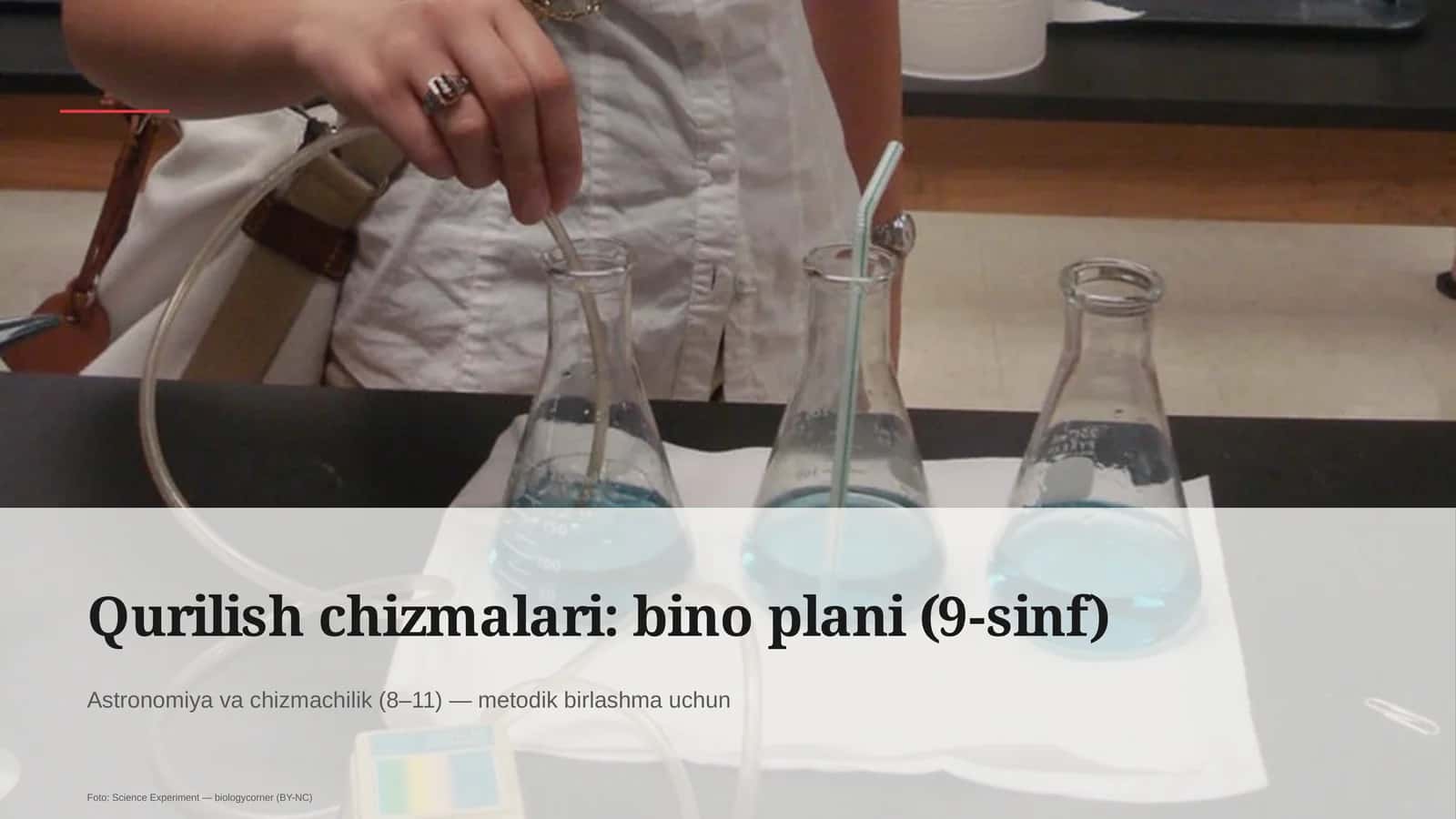 Qurilish chizmalari: bino plani (9-sinf)
