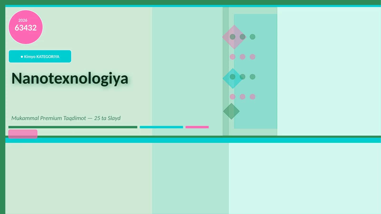 Nanotexnologiya Mukammal Premium Taqdimot