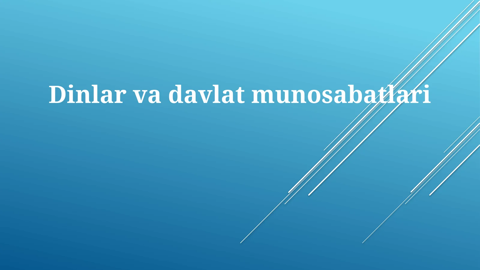 Dinlarvadavlatmunosabatlari