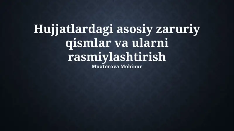 Rasmiylashtirish tamoyillari