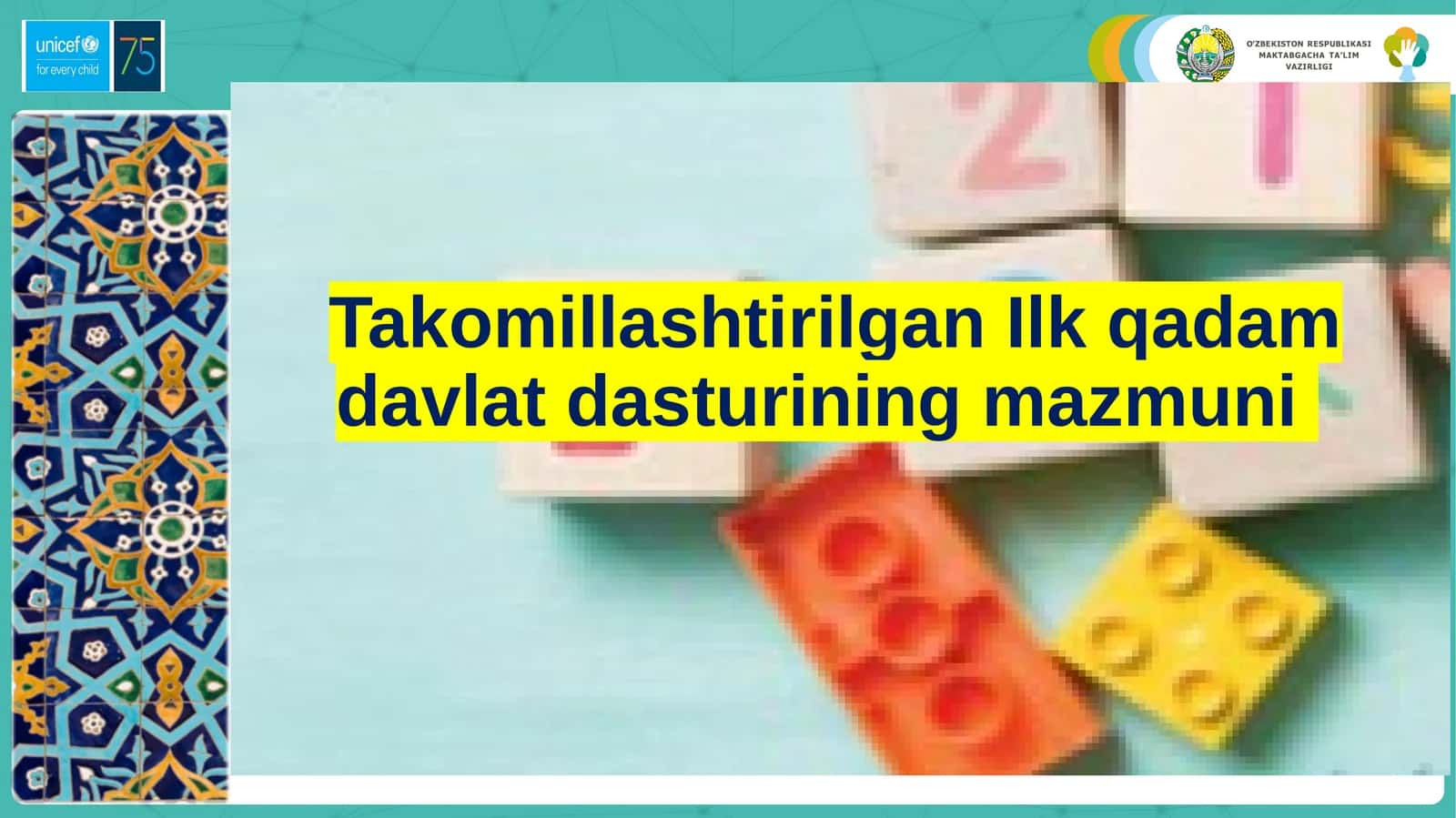 Maktabgacha ta'lim bo'yicha xalqaro tajribalar