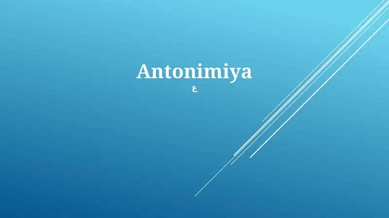 Antonimiya