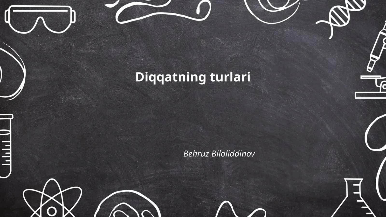 Diqqatning turlari