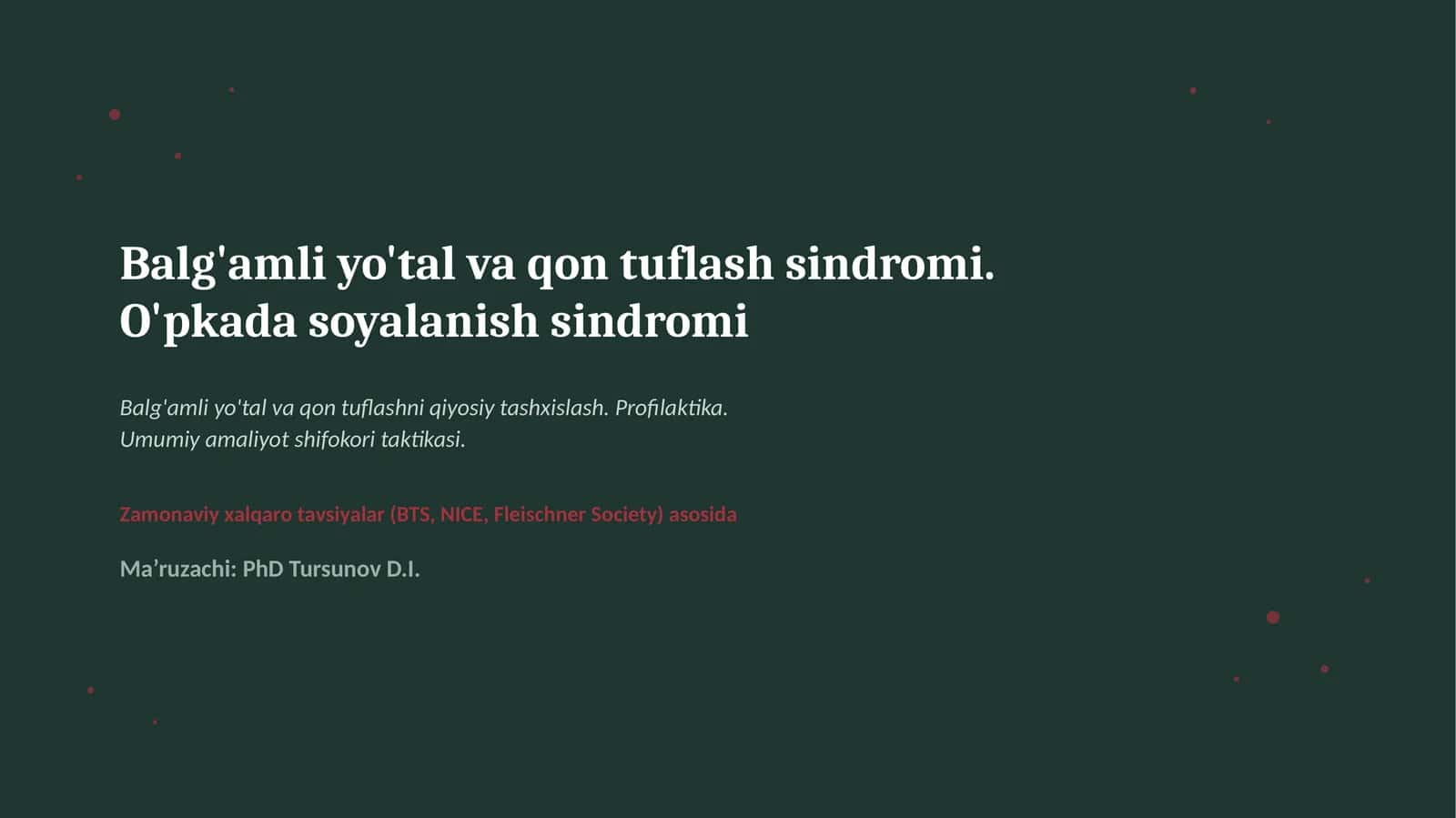 Balg'amli yo'tal va qon tuflash sindromi