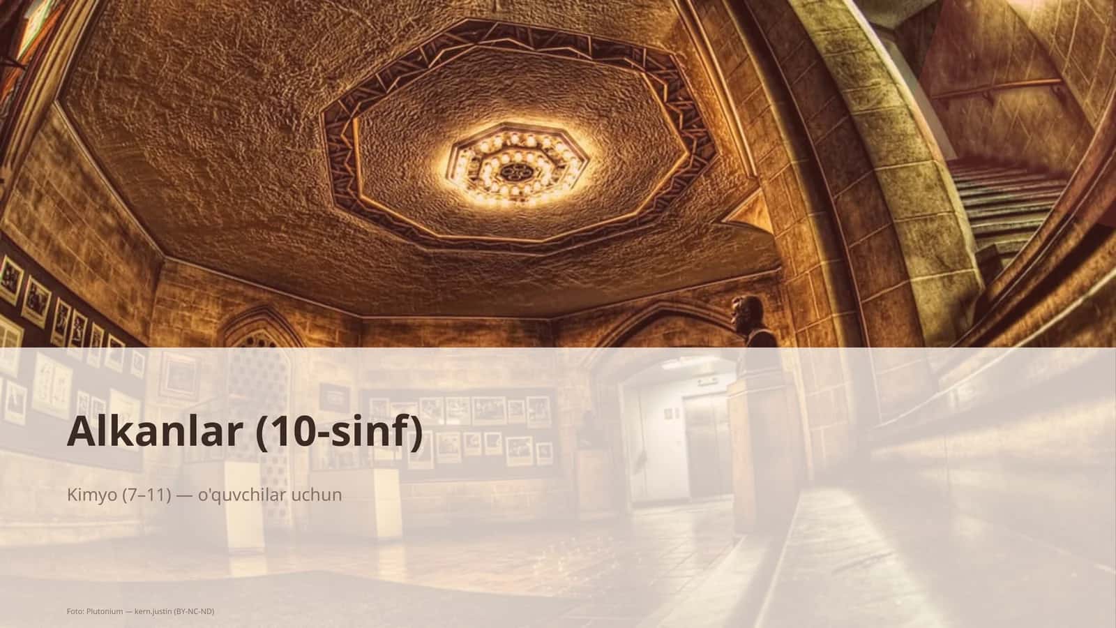 Alkanlar (10-sinf)