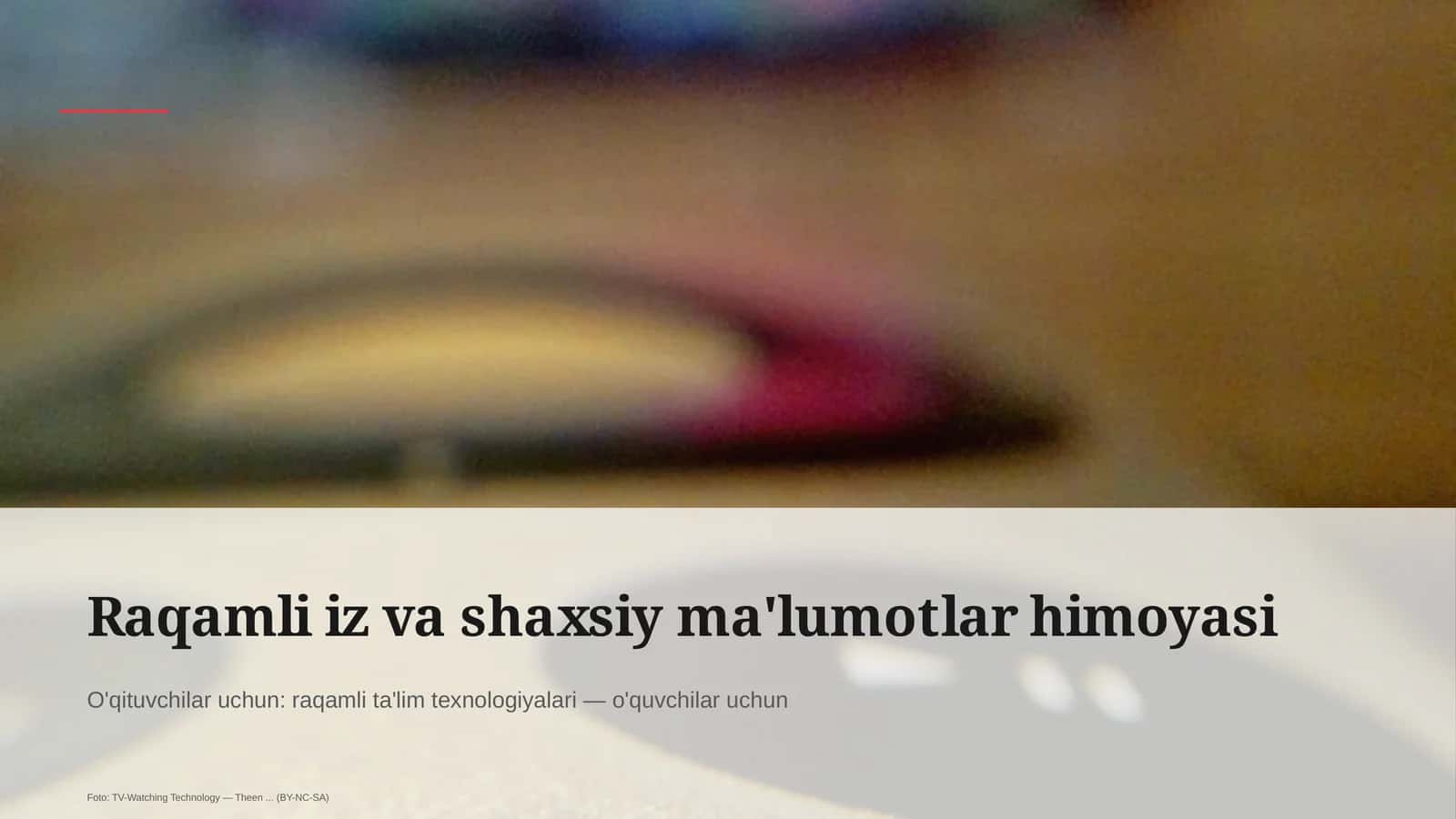 Raqamli iz va shaxsiy ma'lumotlar himoyasi