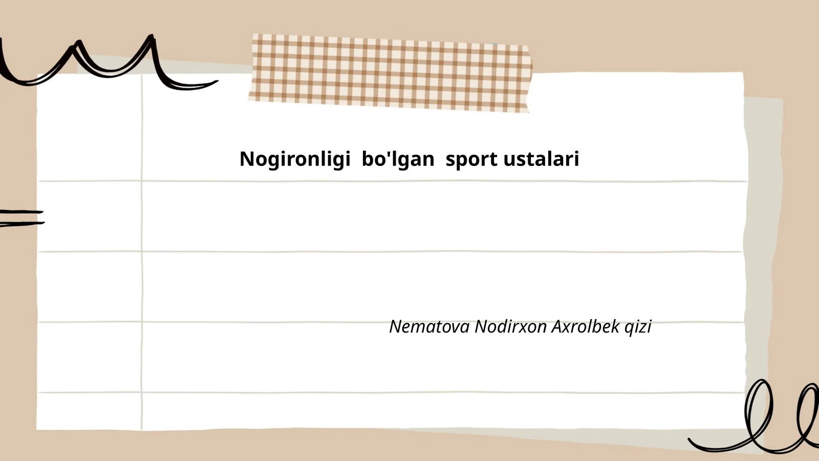 Nogironlar sporti tarixi