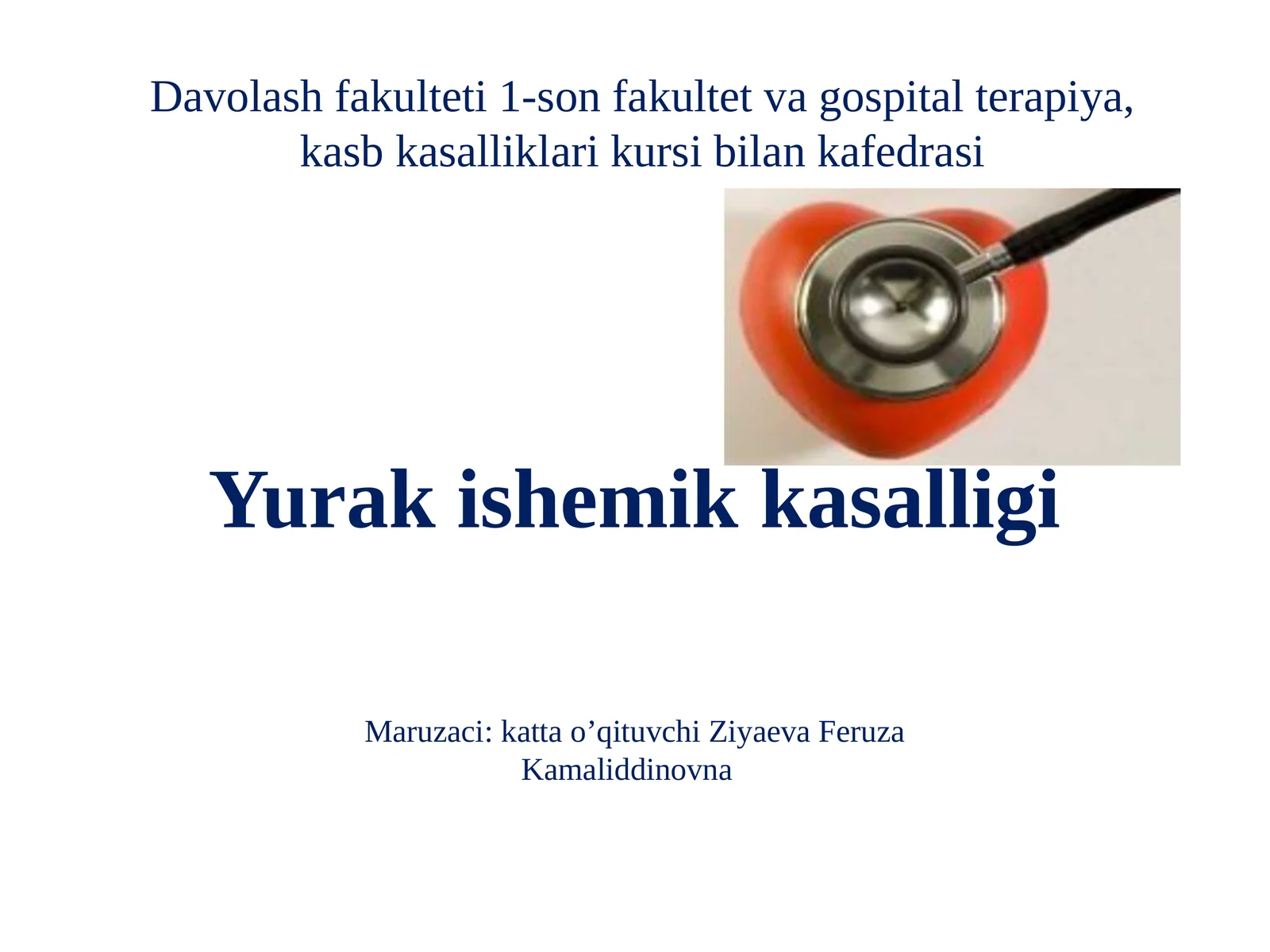 Yurak ishemik kasalligi