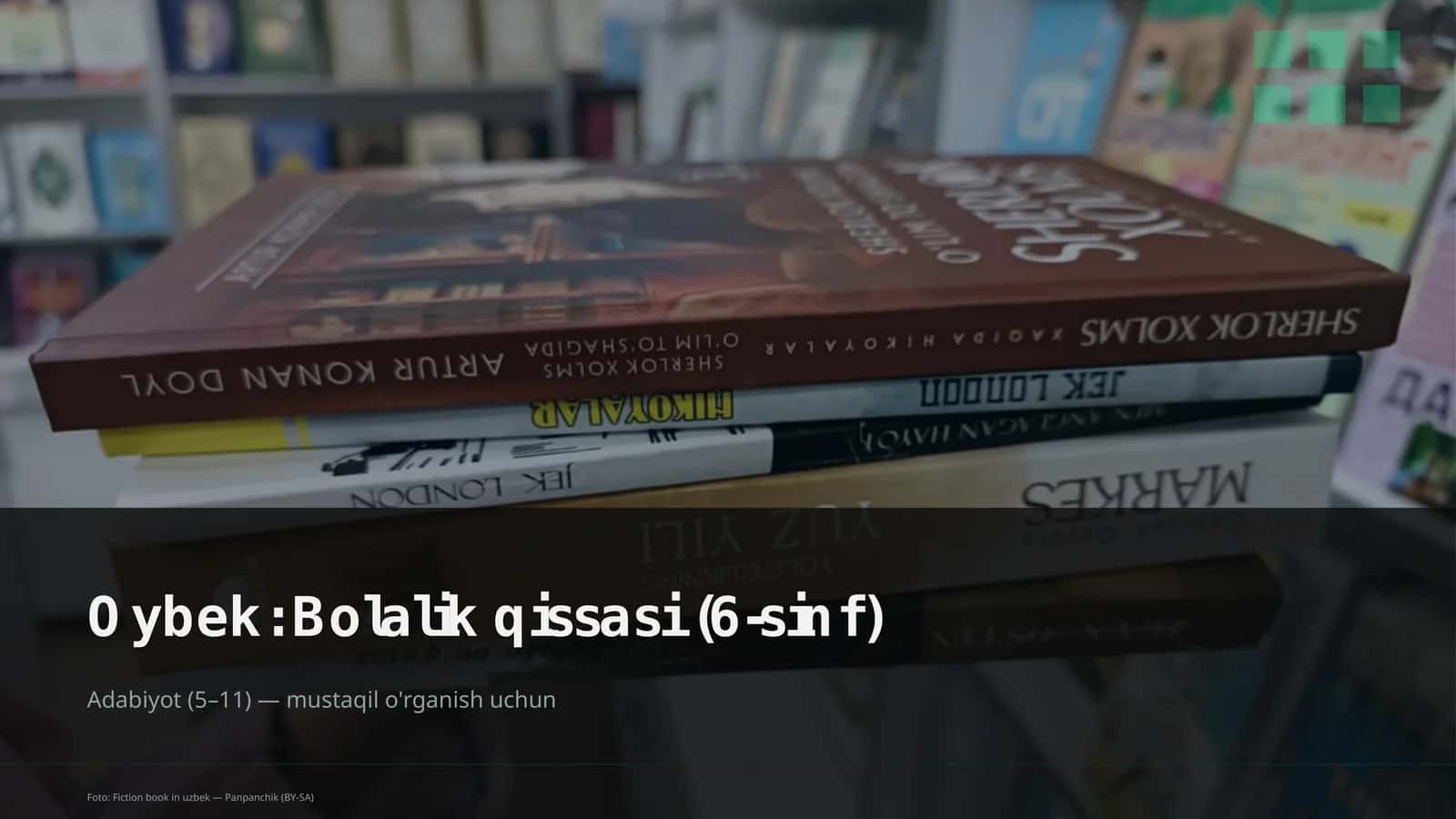 Oybek: Bolalik qissasi (6-sinf)