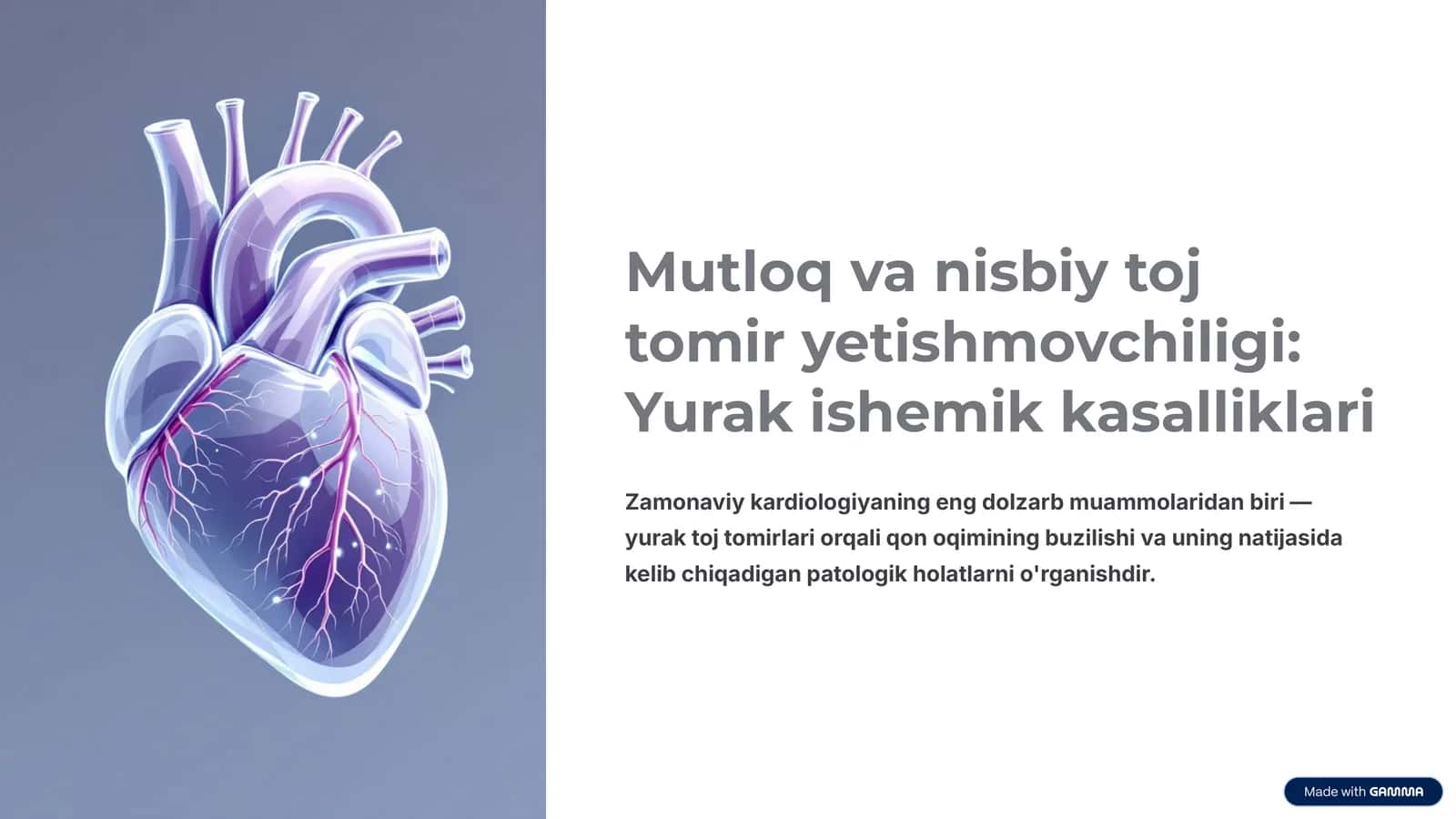 Yurak ishemik kasalliklari