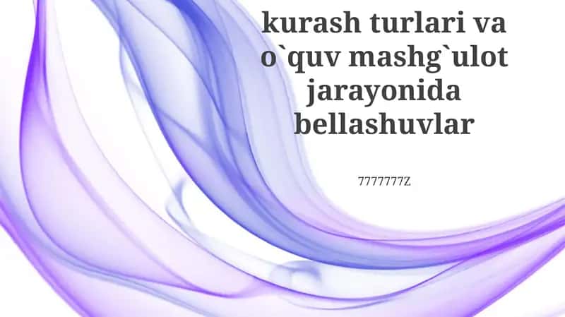 Kurashning turli turlari