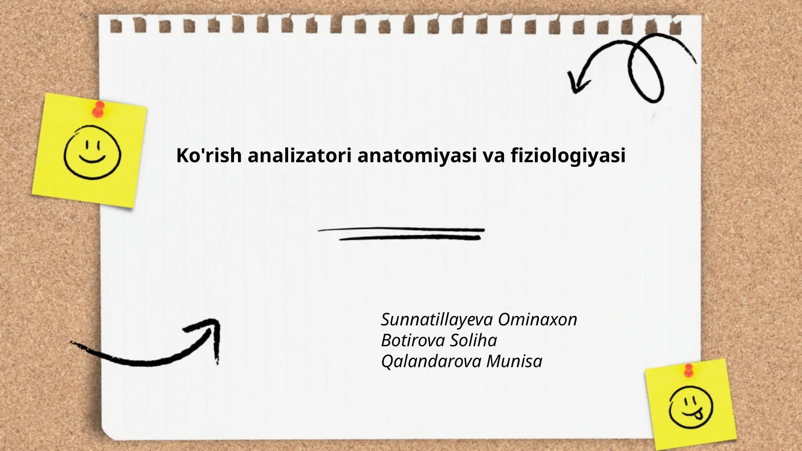 Ko'rish analizatori anatomiyasi va fiziologiyasi