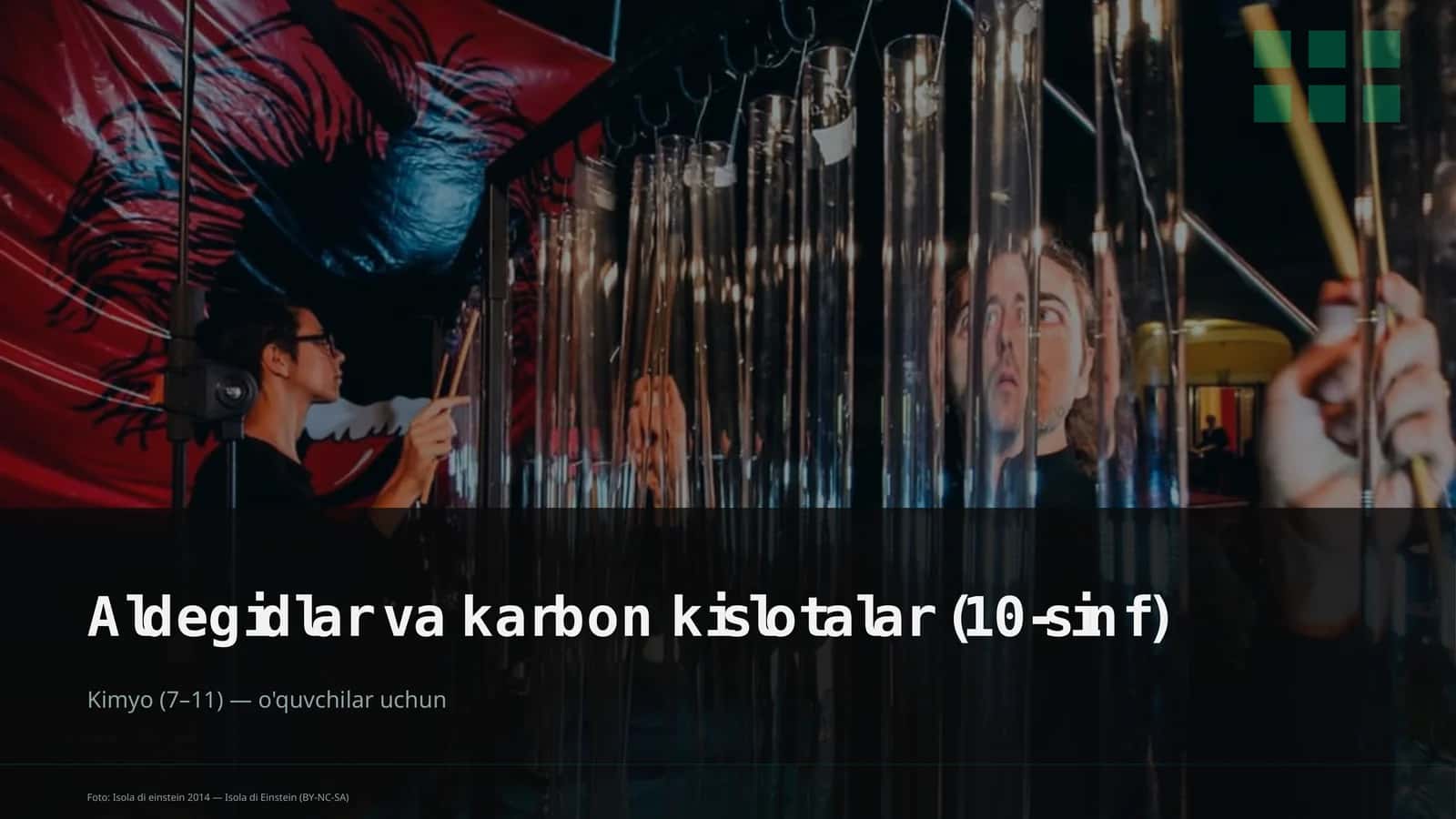 Aldegidlar va karbon kislotalar (10-sinf)