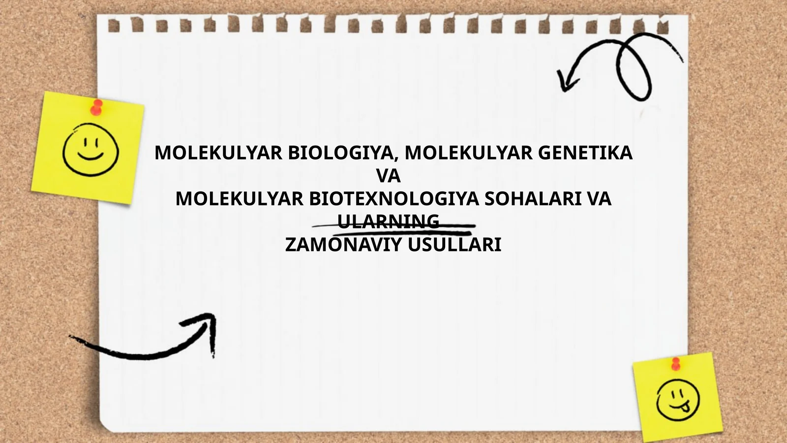 MOLEKULYAR BIOLOGIYA, MOLEKULYAR GENETIKA VA