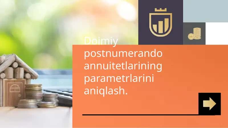 Annuitetlarining Parametrlari