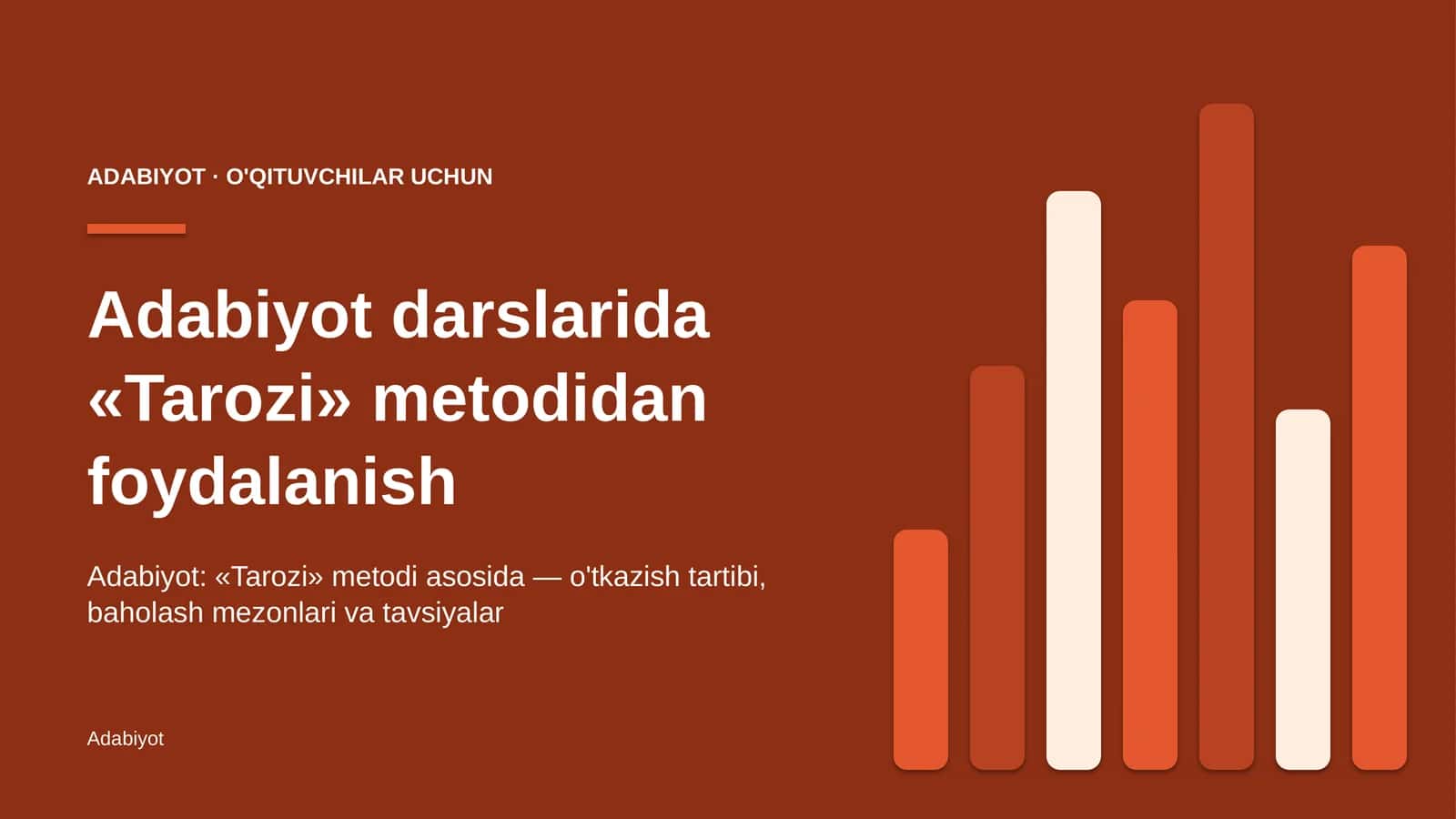 adabiyot darslarida tarozi metodidan foydalanish 9217
